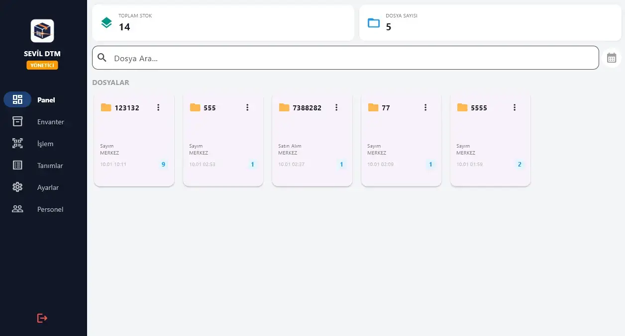 Deposay Windows giriş paneli ekranı