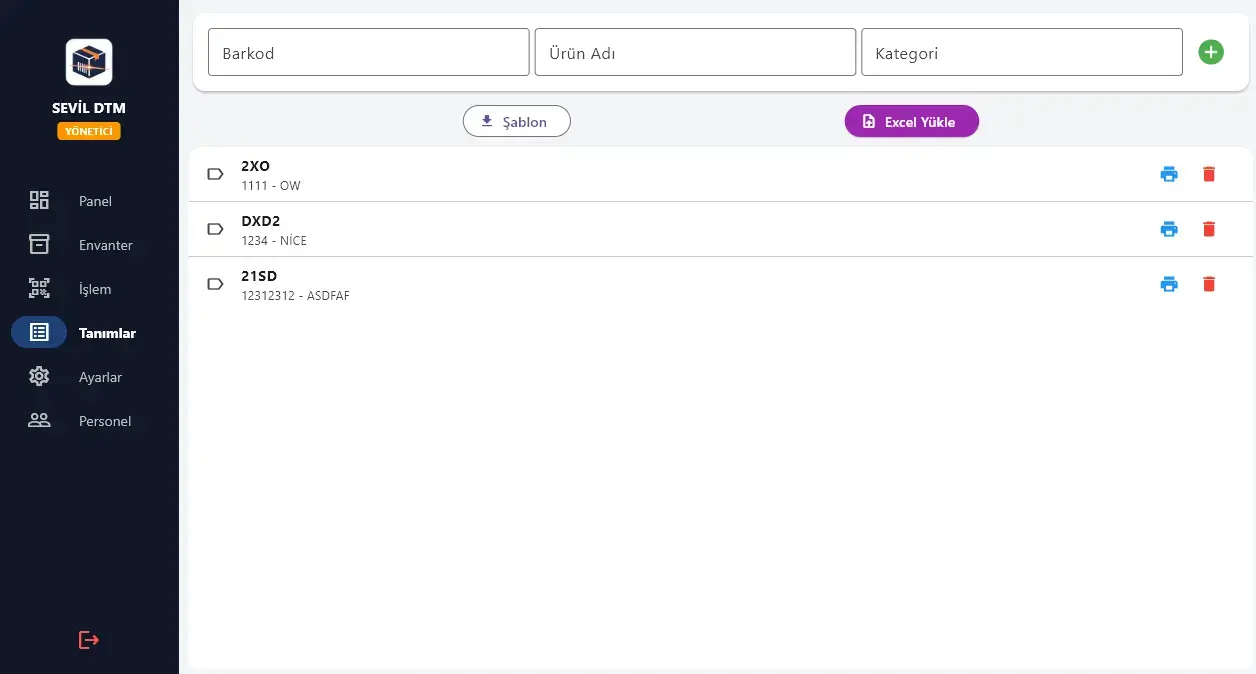 Deposay ana gösterge paneli ve istatistikler