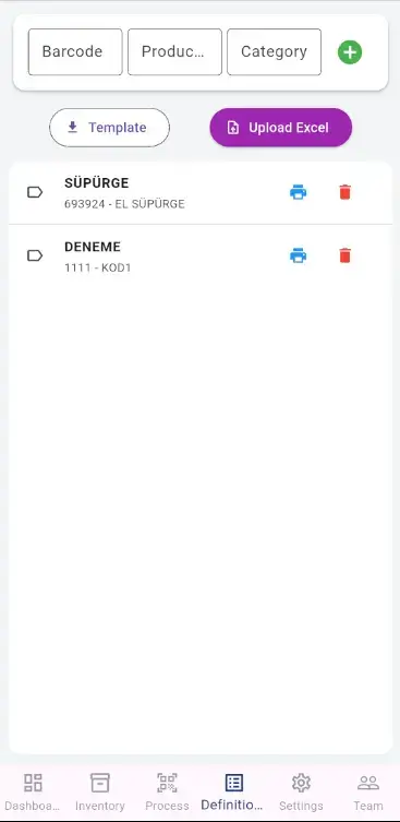 Deposay ürün detay ve stok bilgisi ekranı